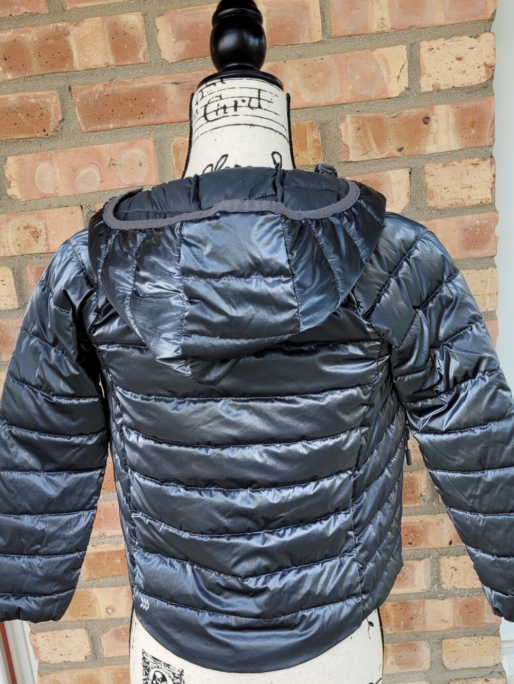 All in Motion 3M Thinsulate Silver Kids S Pewter Quilted Mediumweight Jacket - Picture 5 of 13